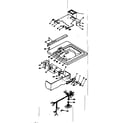 Kenmore 1106704001 top and control assembly diagram