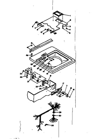 Top and control assembly