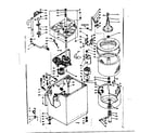 Kenmore 1106704052 machine sub-assembly diagram