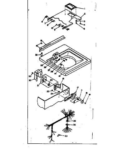 Top and control assembly