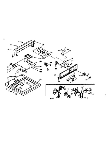 Top and console assembly