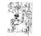 Kenmore 1106704101 machine sub-assembly diagram