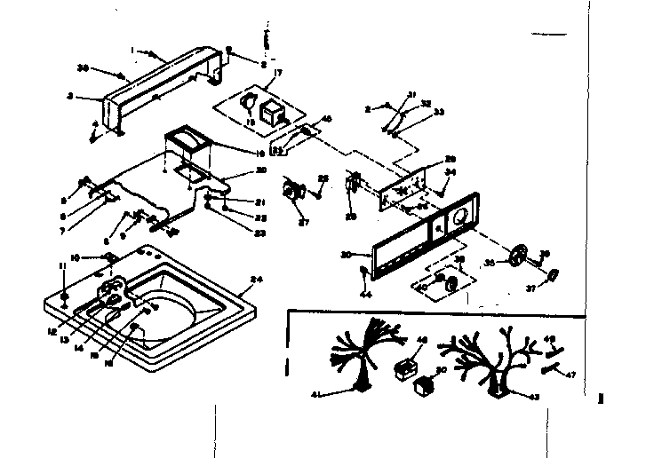 Top and console assembly