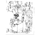 Kenmore 1106704250 machine sub-assembly diagram