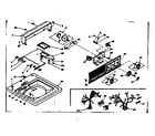 Kenmore 1106704250 top and console assembly diagram