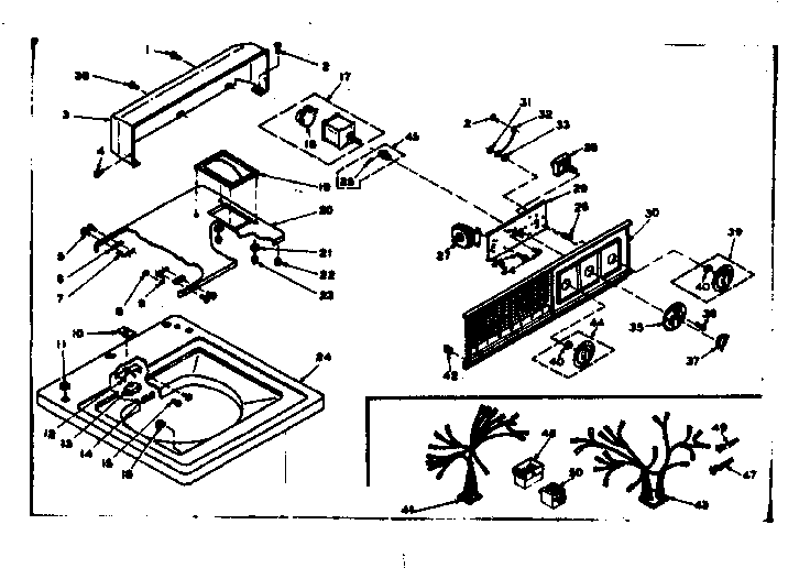 Top and console assembly