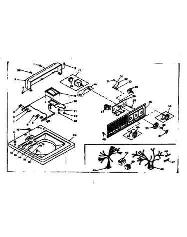 Top and console assembly
