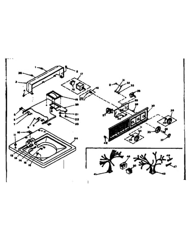 Top and console assembly