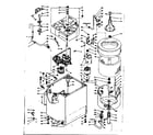 Kenmore 1106704202 machine sub-assembly diagram