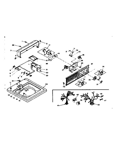 Top and console assembly