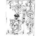 Kenmore 1106704350 machine sub-assembly diagram