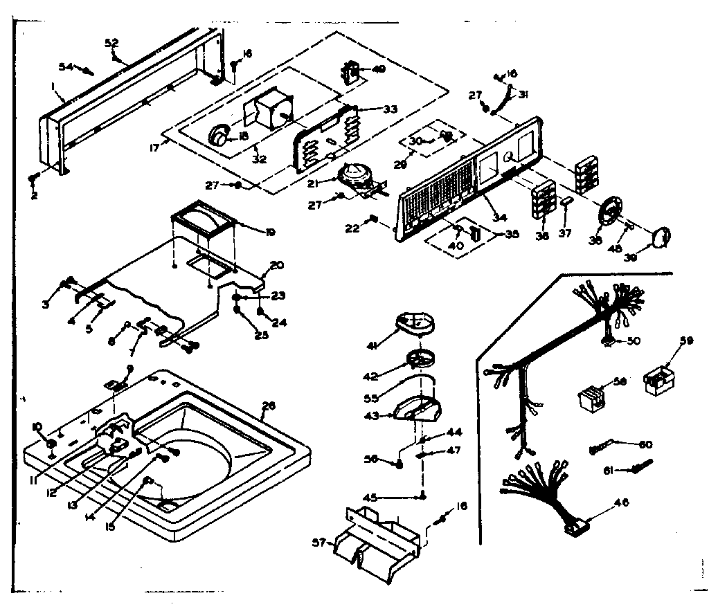 TOP AND CONSOLE ASSEMBLY