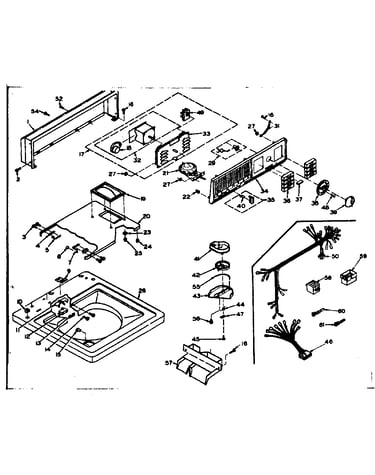 Top and console assembly