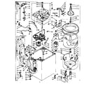 Kenmore 1106705500 machine sub-assembly diagram