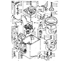 Kenmore 1106704551 machine sub-assembly diagram