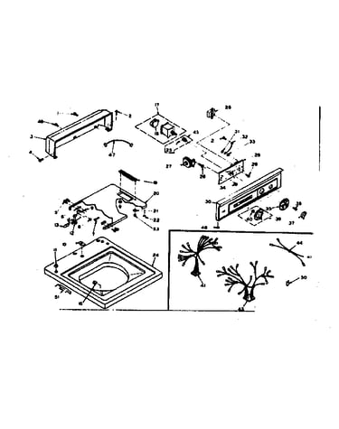 Top and console assembly