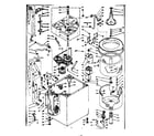 Kenmore 1106705601 machine sub-assembly diagram