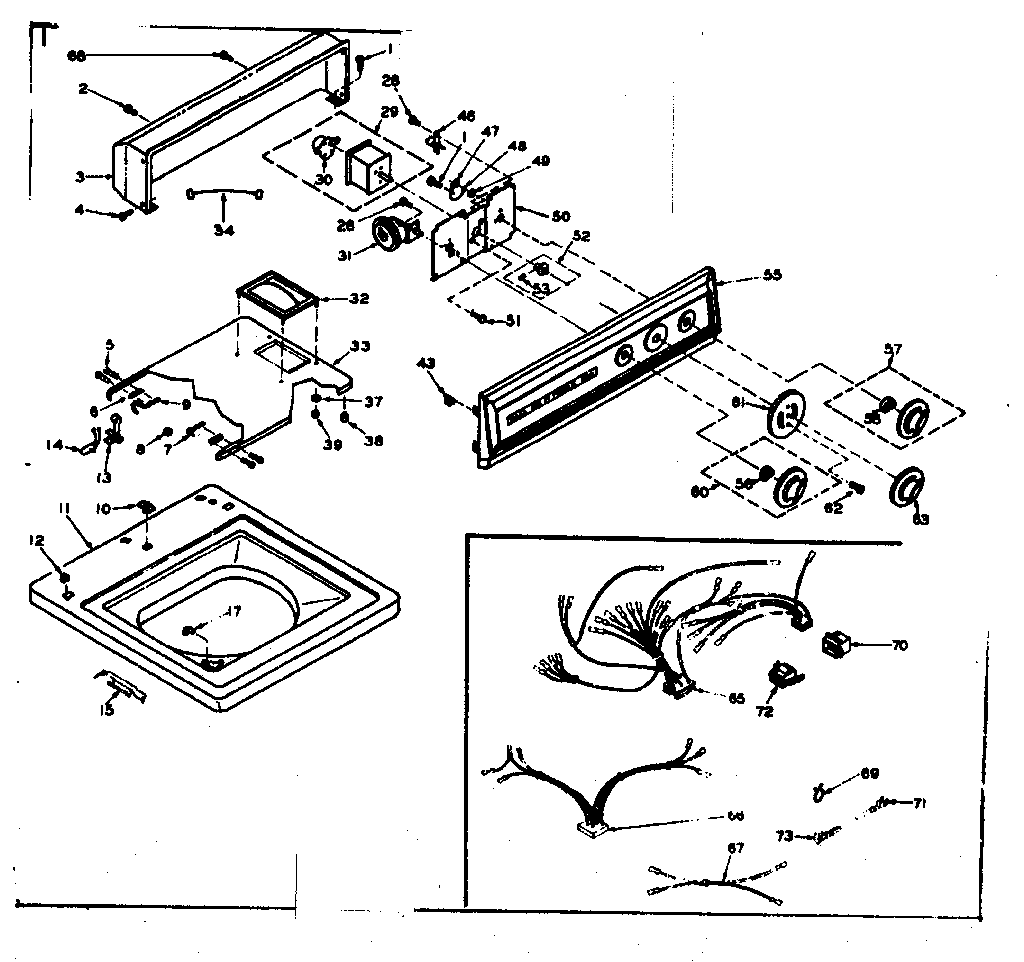 TOP AND CONSOLE ASSEMBLY