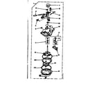 Kenmore 1106705601 pump assembly diagram