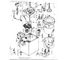 Kenmore 1106704602 machine sub-assembly diagram