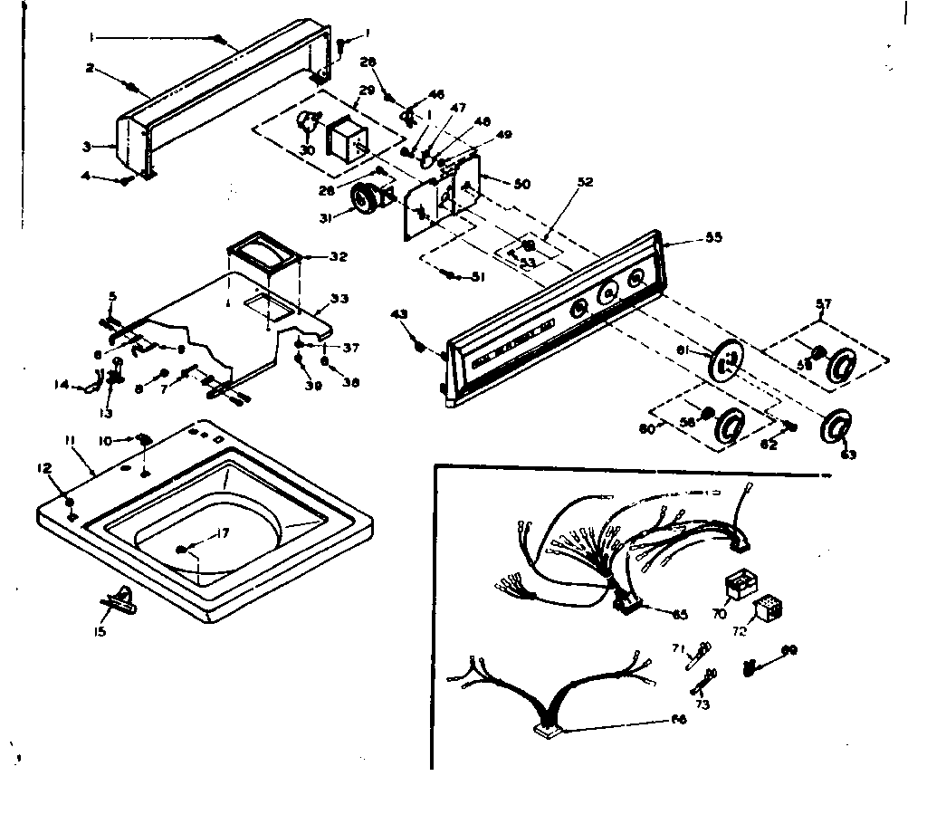 TOP AND CONSOLE ASSEMBLY