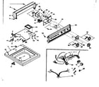 Kenmore 1106704602 top and console assembly diagram