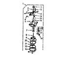Kenmore 1106704602 pump assembly diagram
