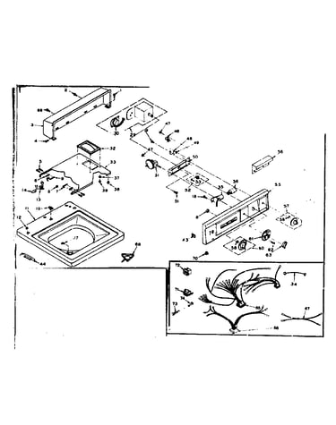 Top and console assembly