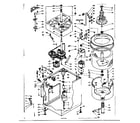 Kenmore 1106704752 machine sub-assembly diagram
