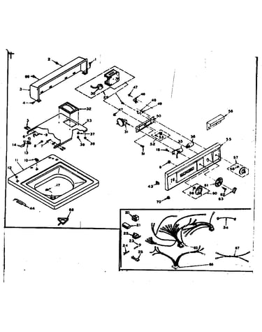 Top and console assembly