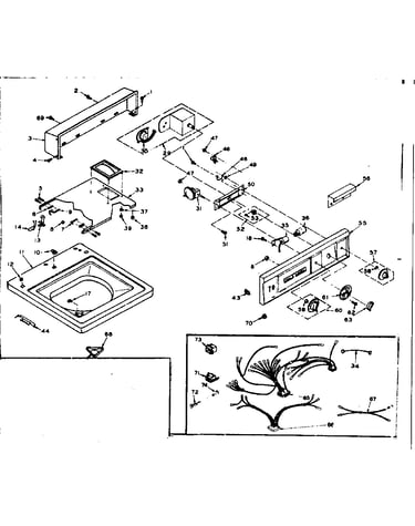 Top and console assembly