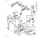 Kenmore 1106707300 machine sub-assembly diagram