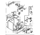 Kenmore 1106707501 machine sub-assembly diagram