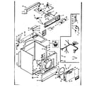Kenmore 1106707600 machine sub-assembly diagram
