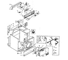 Kenmore 1106707601 machine sub-assembly diagram