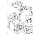 Kenmore 1106707620 machine sub-assembly diagram