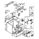 Kenmore 1106707700 machine sub-assembly diagram