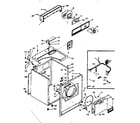Kenmore 1106708300 machine sub-assembly diagram