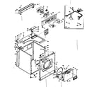 Kenmore 1106708500 machine sub-assembly diagram