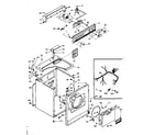 Kenmore 1106708622 machine sub-assembly diagram
