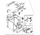 Kenmore 1106708700 machine sub-assembly diagram