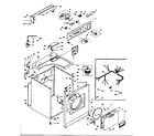 Kenmore 1106708701 machine sub-assembly diagram