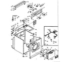 Kenmore 1106708703 machine sub-assembly diagram