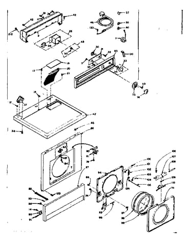 Top and front assembly