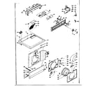 Kenmore 1106709510 top and front assembly diagram