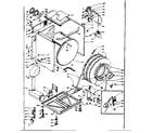 Kenmore 1106709510 base and tank assembly diagram