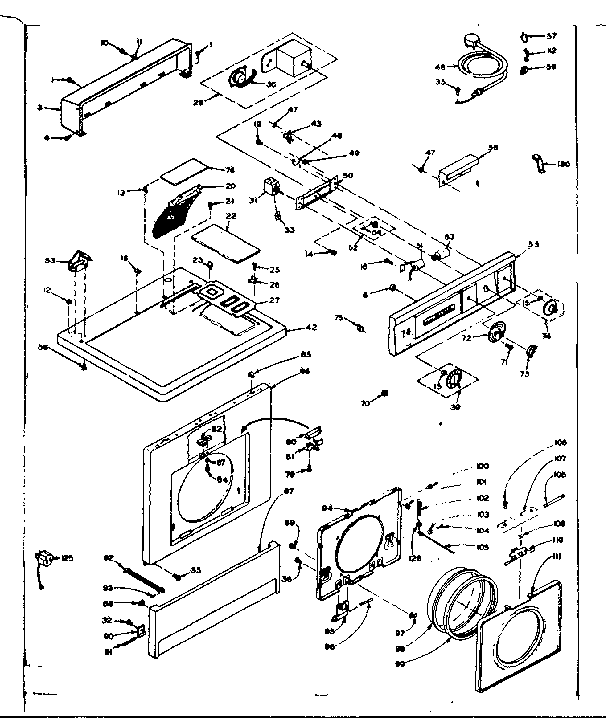 Top and front assembly