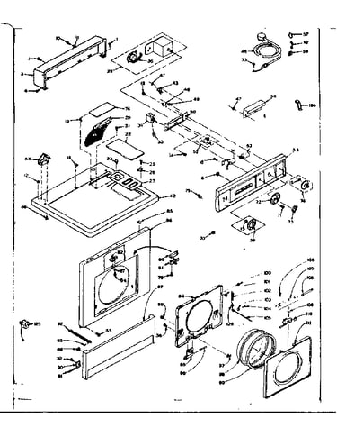 Top and front assembly