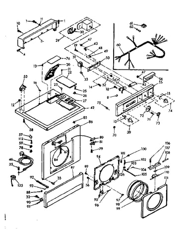 Top and front assembly