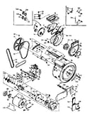 Blower cylinder pump and motor